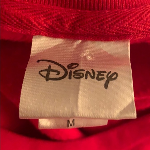 📌 Disney Plush Shy Mickey Mouse Sweatshirt - Picture 2 of 6